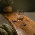 Bathtray with wine holder
