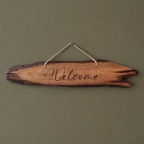 Welcome sign - Rustic
